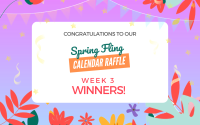 Week 3 Winners of the South Windsor Chamber Spring Fling Calendar Raffle!
